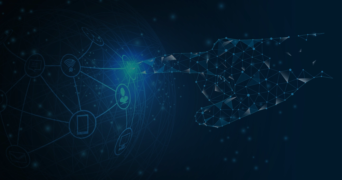 Hintergrundgrafik von Thryzon Pixel AI Kontaktseite